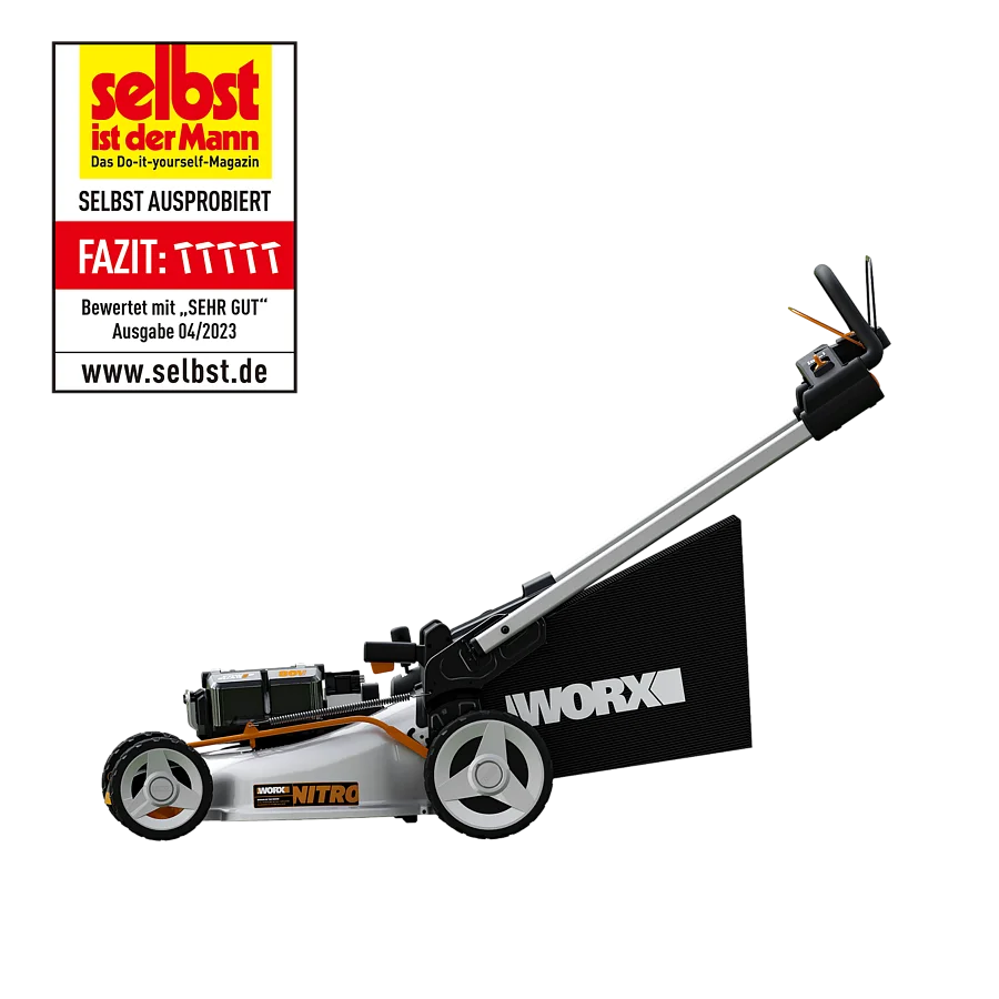 2x20V NITRO Akku-Rasenmäher WG761E