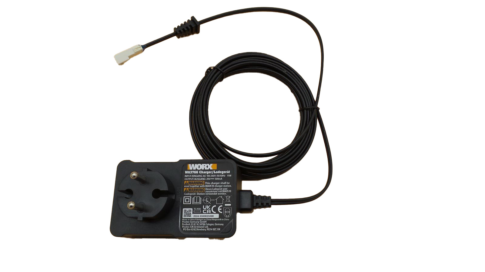 Worx WR130E (87) Netzteil / Ladegerät 100-240V/20V 11W WA3766 (Original)