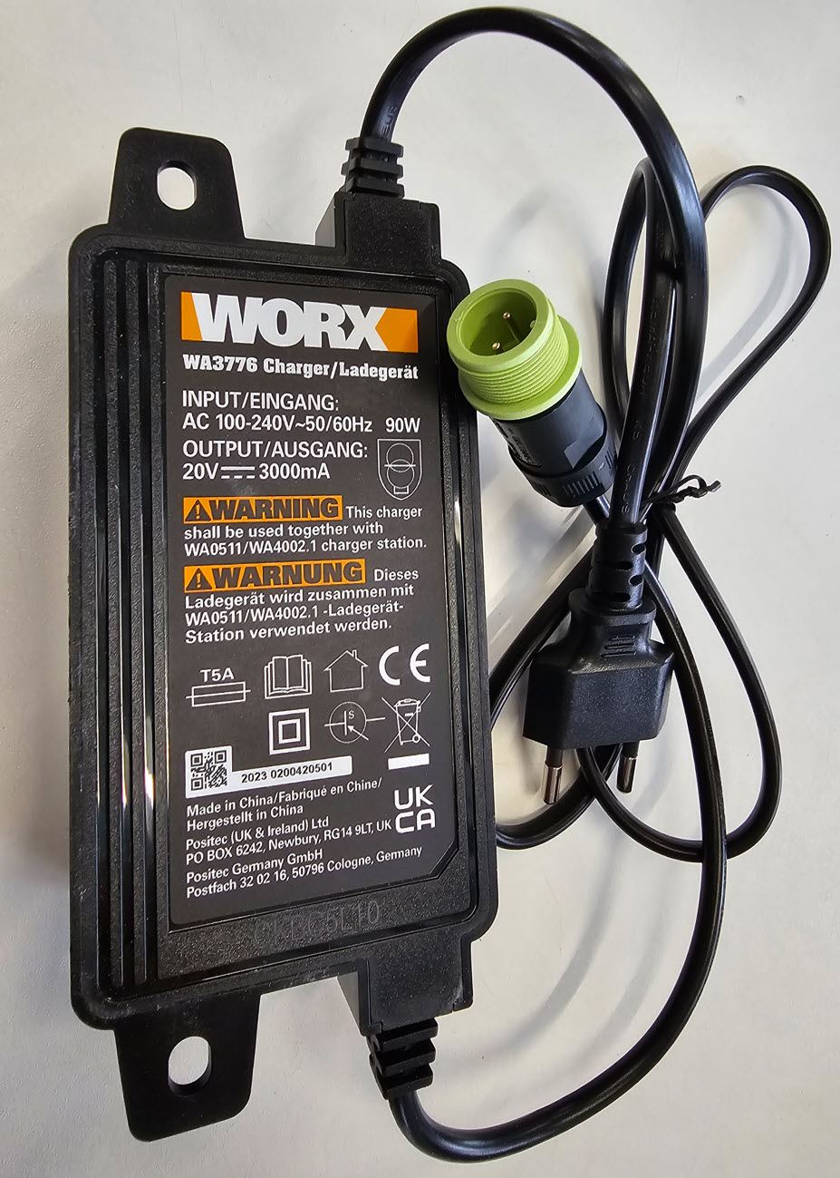 Worx WR153E (110) Netzteil / Ladegerät 100-240V/20V 90W WA3776 (CH) (Original)