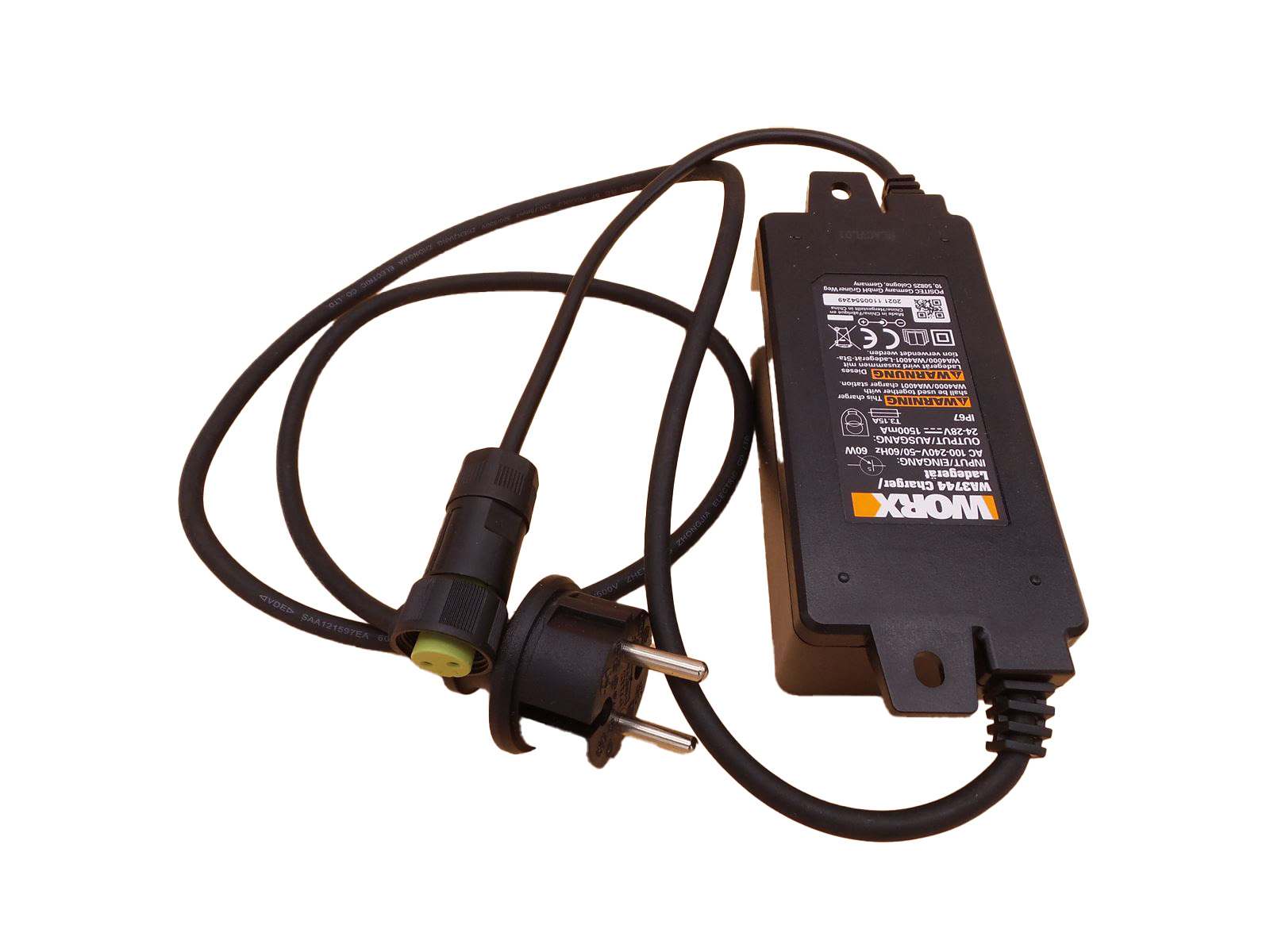 Worx WG798E (124) Netzteil / Ladegerät 100-240V 50W WA3744 (Original)